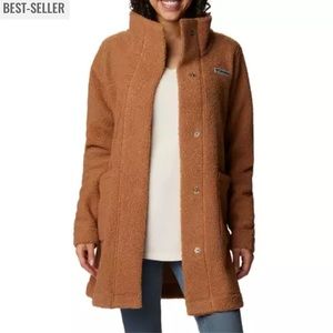 Columbia Panorama Long Fleece Jacket - camel brown
